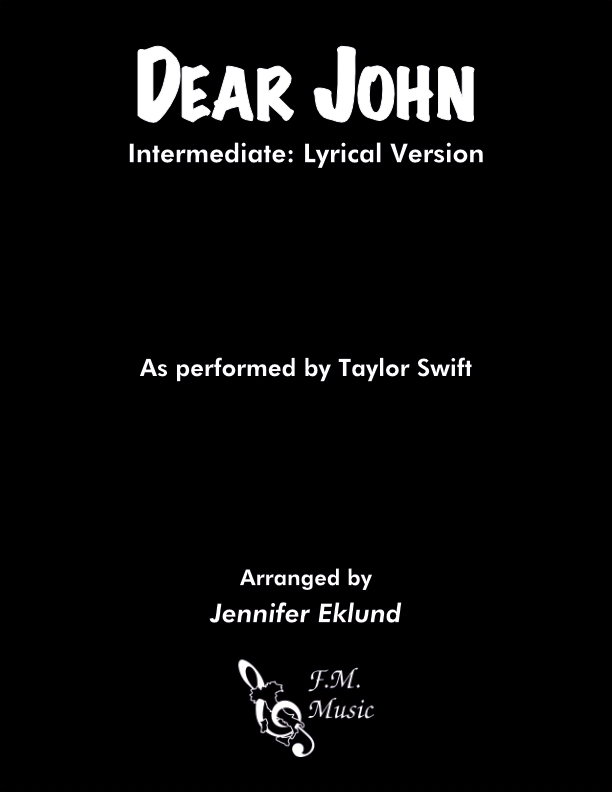 Dear John (Intermediate Piano: Lyrical Version)